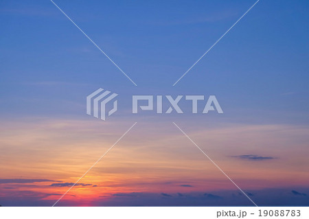 Beautiful sunrise at Rayong, Thailand 19088783