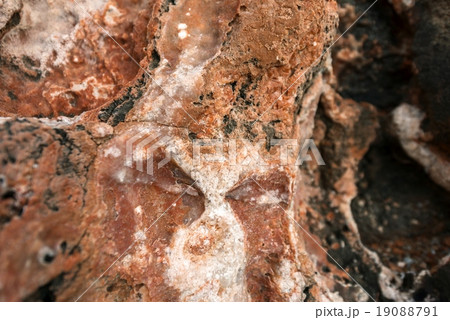 Rock salt on stones  19088791
