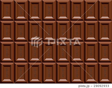 板チョコ 背景のイラスト素材