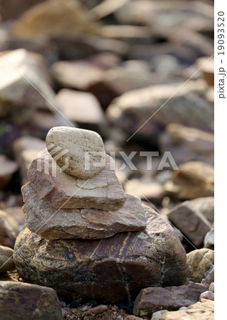 Stone pyramid. 19093520