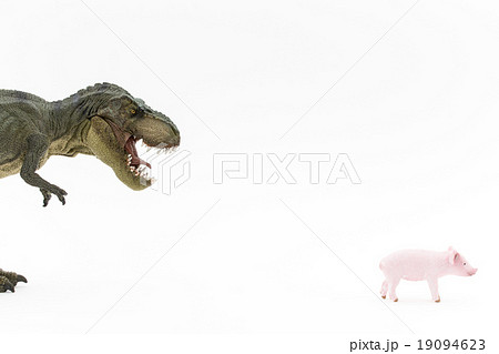 後ろから襲い掛かるティラノサウルス 19094623