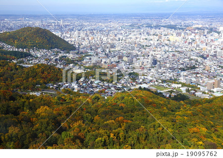 藻岩山からの札幌市の眺望 19095762