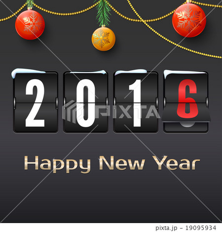 Happy new year 2016 card Happy new year 2016 card 19095934