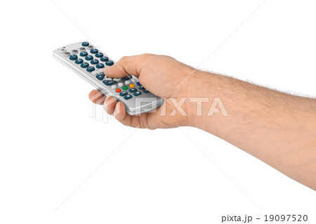 Hand with remote control 19097520