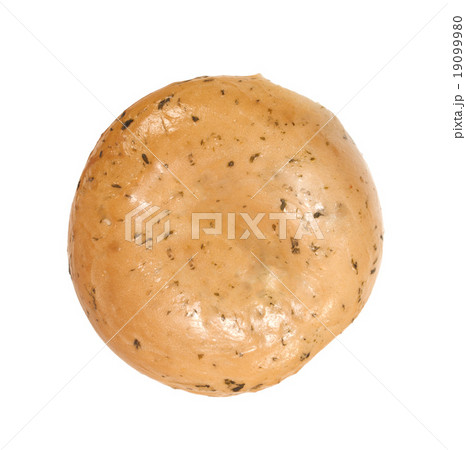 One roll bread isolated on white background 19099980