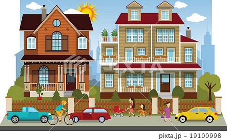 Family houses (diorama) Family houses (diorama) 19100998