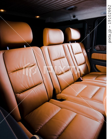 Back passenger seats in modern comfortable car Back passenger seats in modern comfortable car 19102662