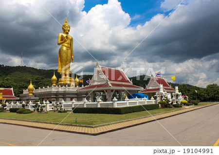 buddha statue at the temple in Thailand 19104991