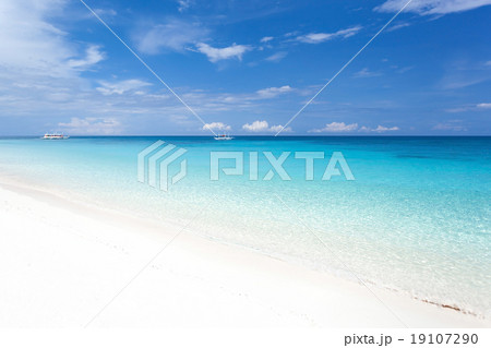 Tropical landscape with turquoise sea Tropical landscape with turquoise sea 19107290