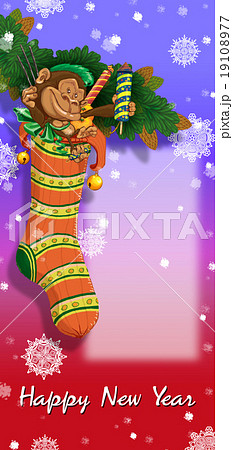 Christmas sock with gifts and toys Christmas sock with gifts and toys 19108977