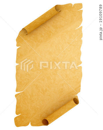 Old style manuscript with uneven edges 19109789