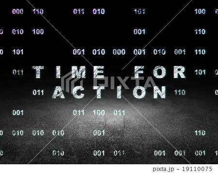 Timeline concept: Time for Action in grunge dark Timeline concept: Time for Action in grunge dark 19110075