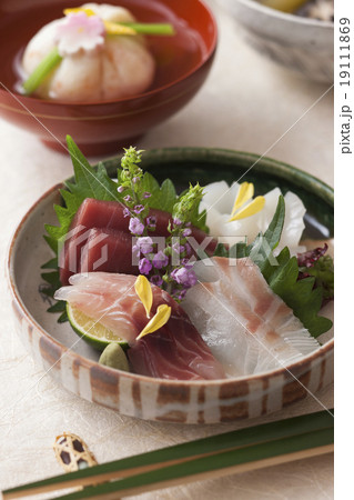 お造りと海老真薯 19111869