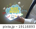 businessman show make money smart phone  19116893