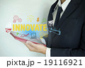 businessman show innovate  concept over tablet 19116921