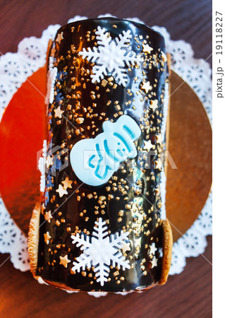 christmas chocolate yule log 19118227