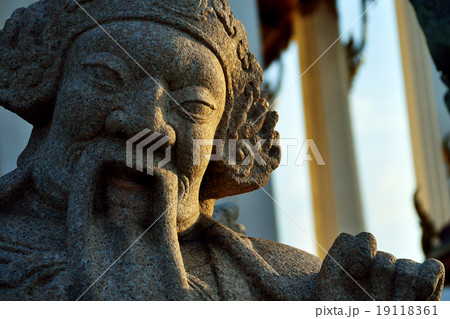 Statue in Wat Sutat temple in Bangkok Statue in Wat Sutat temple in Bangkok 19118361