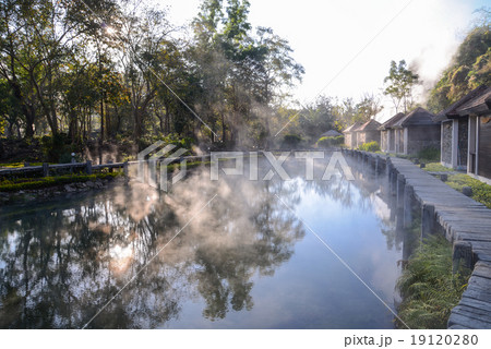 Hot spring spa, travel and recreation place in Fang, Chiangmai, Hot spring spa, travel and recreation place in Fang, Chiangmai, 19120280