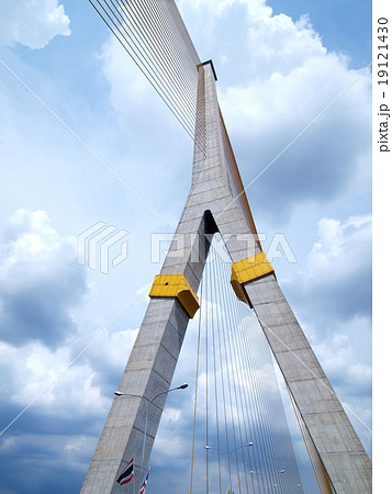 Mega sling Bridge,Rama 8, in bangkok Thailand 19121430