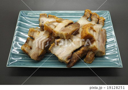 Deep fried streaky pork, asian style bacon Deep fried streaky pork, asian style bacon 19128251