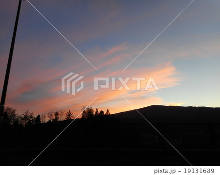 青空と夕日 19131689