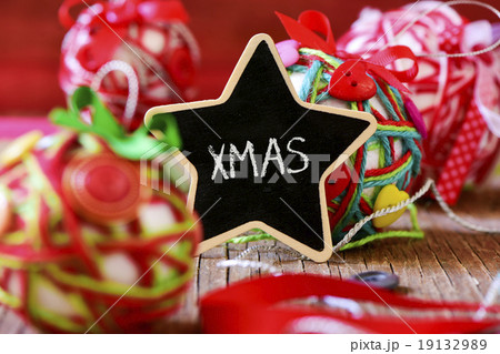 star-shaped chalkboard with the text xmas 19132989