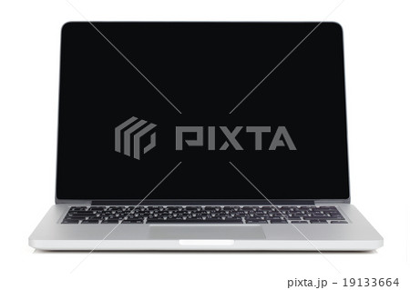 Laptop with blank screen Laptop with blank screen 19133664