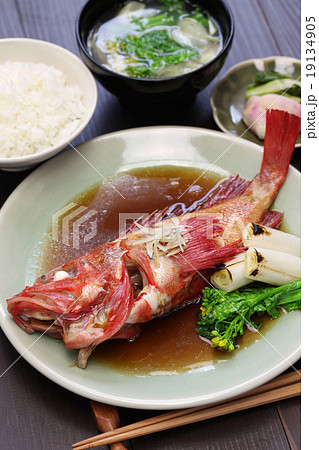 キンキ煮魚定食 19134905