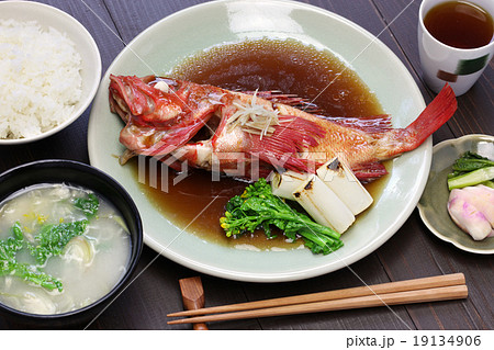 キンキ煮魚定食 19134906