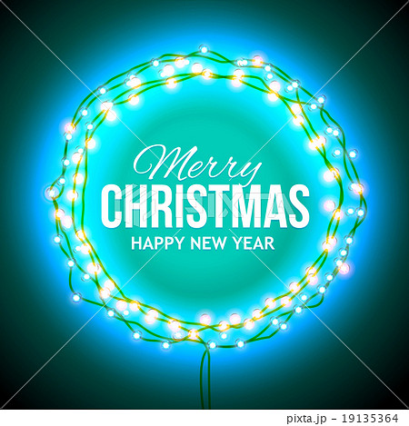 Congratulation to Christmas with lights 19135364