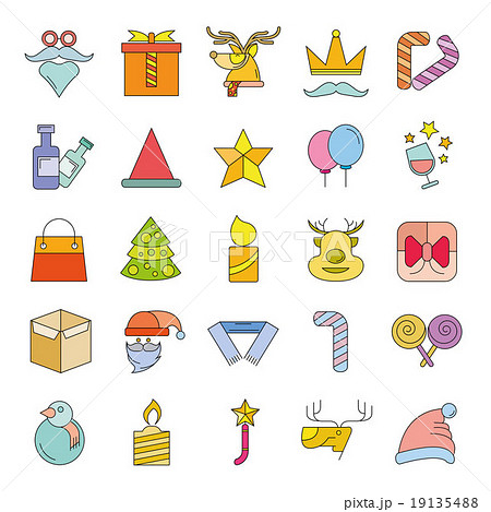 Christmas icons 19135488