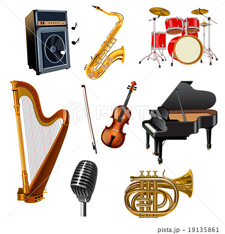 Musical Instruments Set 19135861