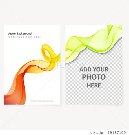 Abstract template color flyer 19137109