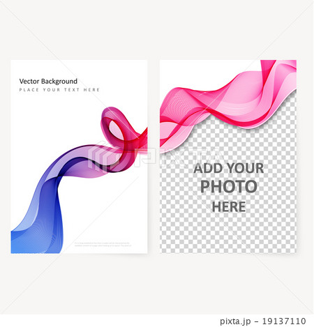 Abstract template color flyer 19137110