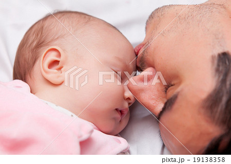 Father and little baby Father and little baby 19138358