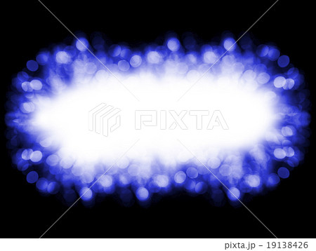 Christmas  blue background frame with bokeh 19138426