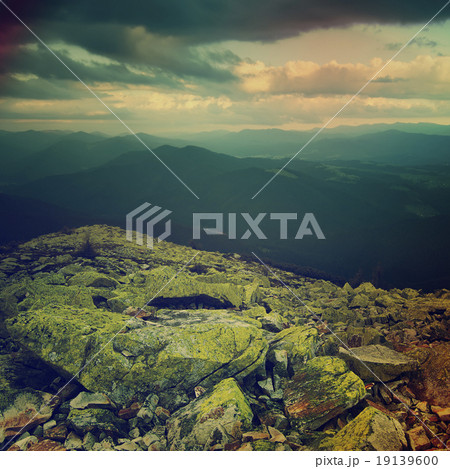 Carpathian mountain landscape 19139600