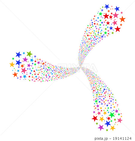 Star Salute Swirl With Three Petals 19141124