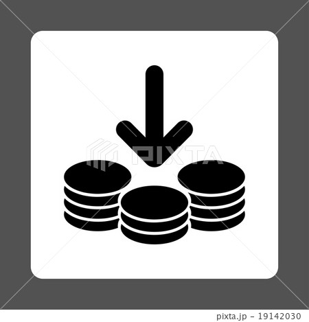 Income Icon from Commerce Buttons OverColor Set 19142030