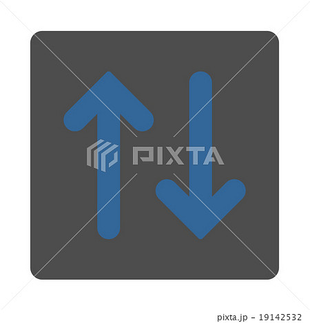 Flip Vertical flat cobalt and gray colors...のイラスト素材 [19142532] - PIXTA