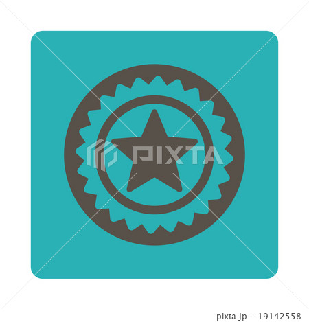 Medal seal icon 19142558