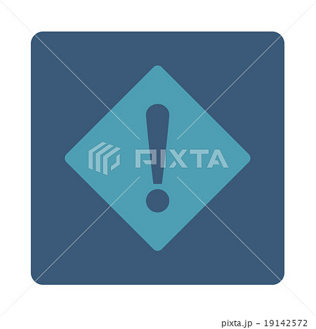 Error flat cyan and blue colors rounded buttonのイラスト素材 [19142572] - PIXTA