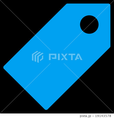 Tag flat blue color icon Tag flat blue color icon 19143578