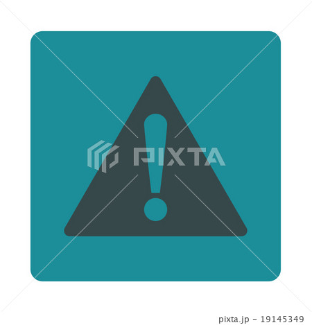 Warning flat soft blue colors rounded button Warning flat soft blue colors rounded button 19145349