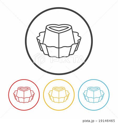 chocolate line icon 19146465