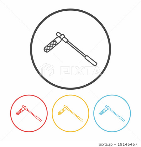 boom microphone line icon 19146467