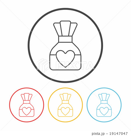 dessert cookie line icon 19147047