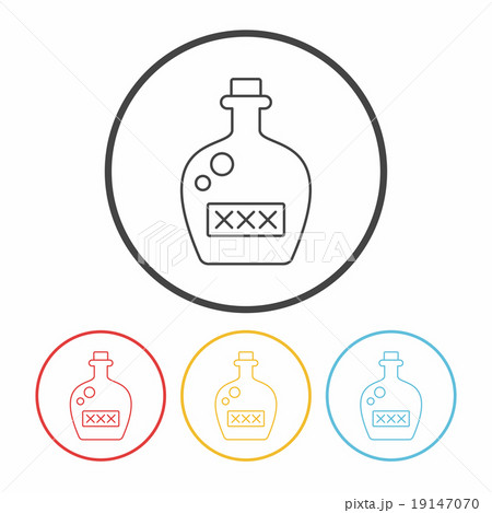 wine line icon wine line icon 19147070