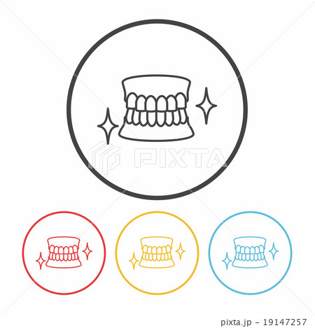 tooth line icon 19147257