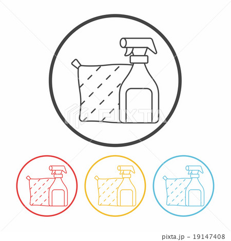 Detergents line icon 19147408